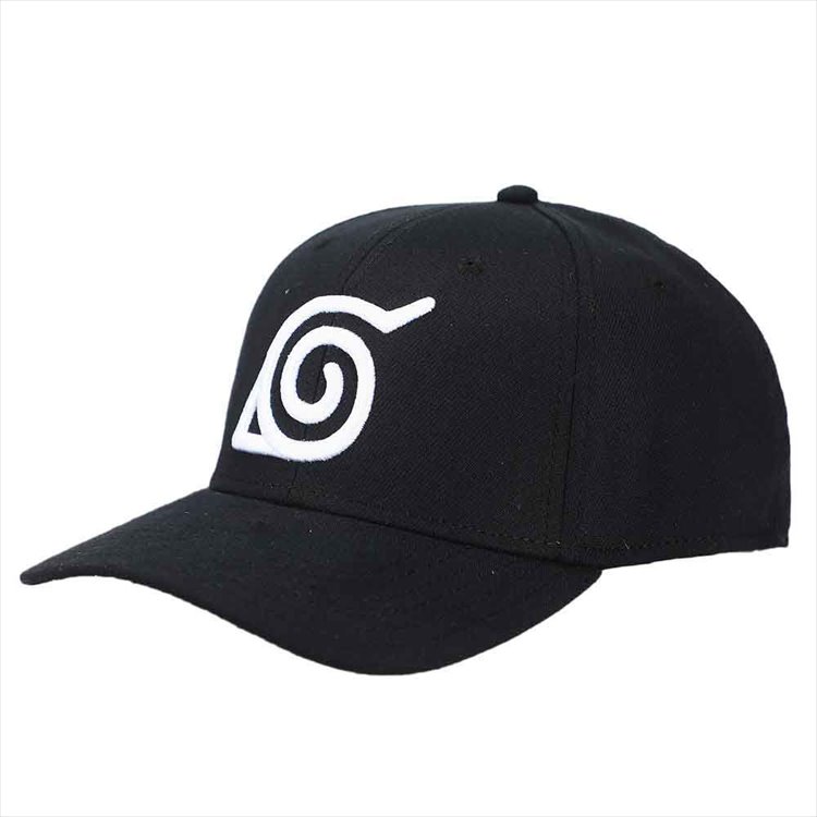 Naruto - Hidden Leaf Village Pre-Curved Bill Snapback Caps
