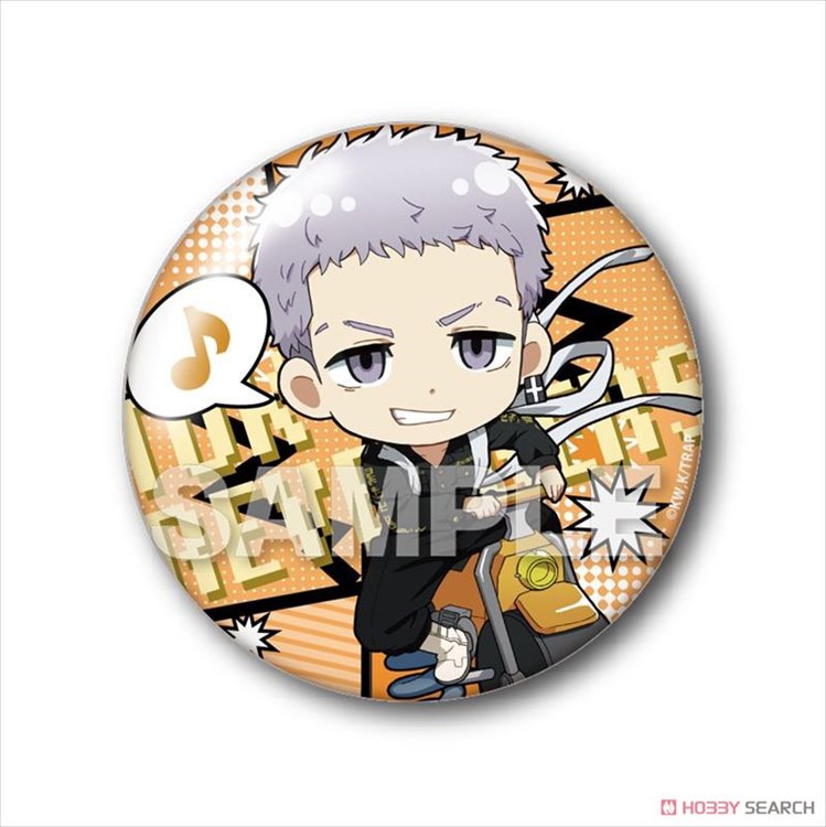 Tokyo Revengers - Takashi Mitsuya Deformed Can Badge - Click Image to Close