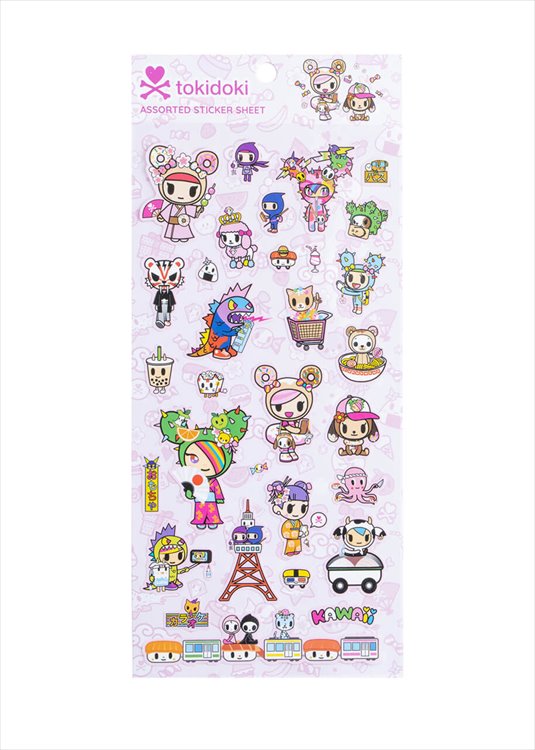 TokiDoki - Kawaii Sticker Sheet - Click Image to Close