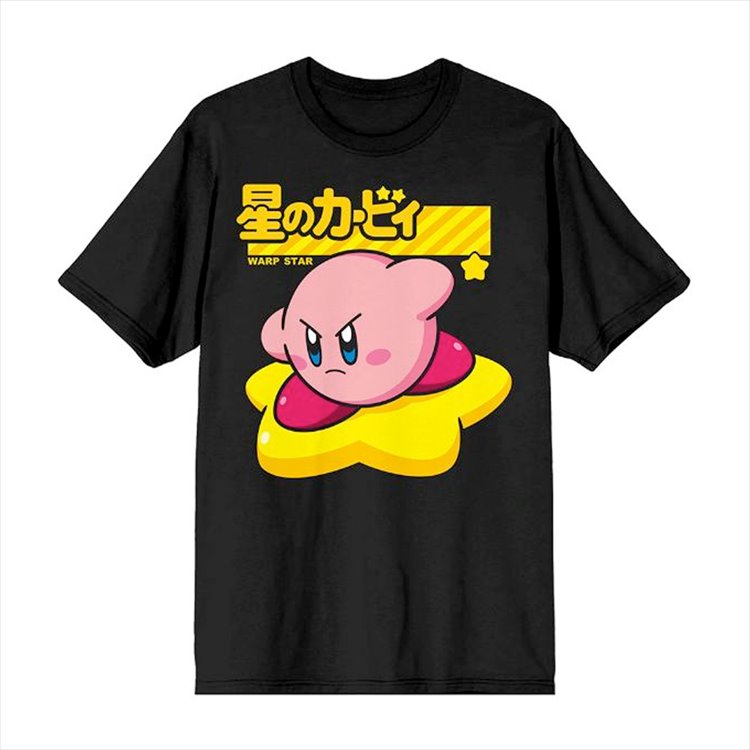 Kirby - Warp Star T-Shirt L - Click Image to Close