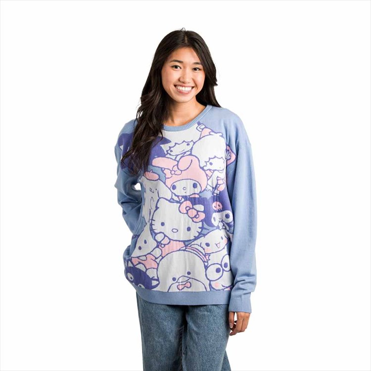 Sanrio - Hello Kitty and Friends Junior Oversized Sweater XL - Click Image to Close