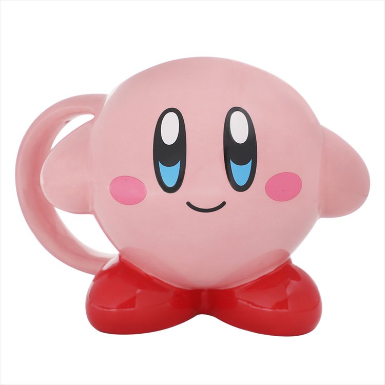 Kirby - Kirby Smile 16oz Sculpted Ceramic Mug - Click Image to Close