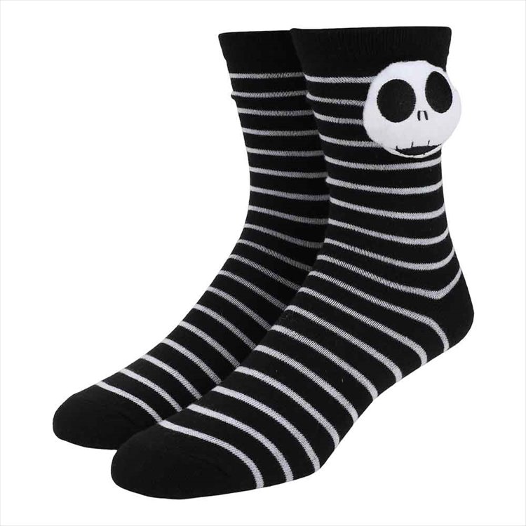 Nightmare Before Christmas - Jack 3D Plush Socks - Click Image to Close