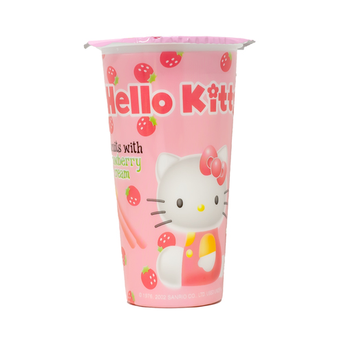 Hello Kitty - Strawberry Dip Biscuit - Click Image to Close