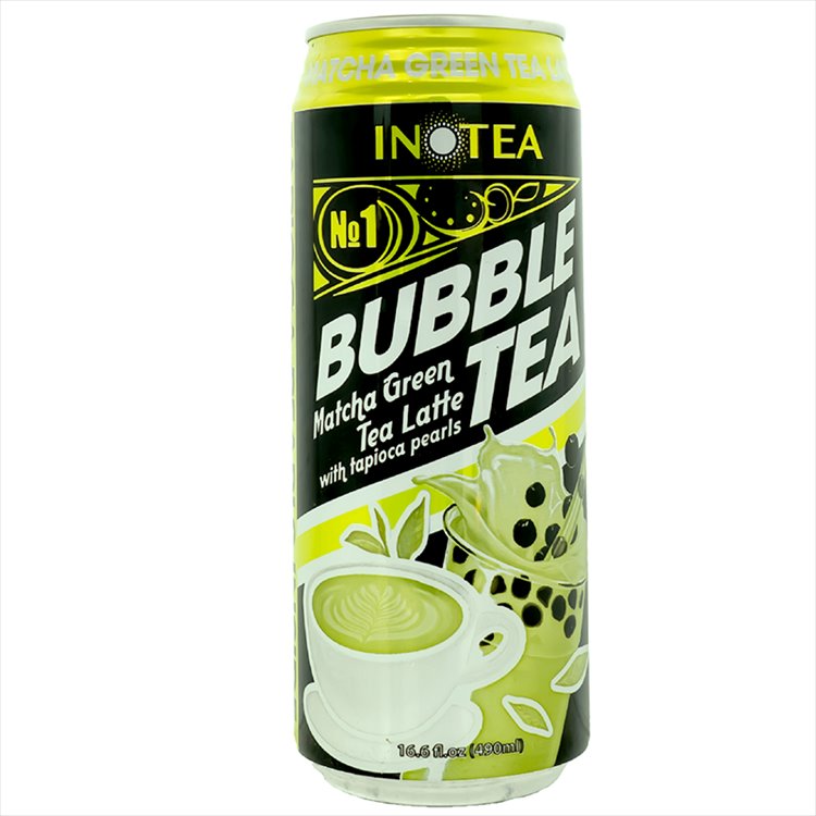 Inotea - Bubble Tea Matcha Latte with Tapioca Pearls - Click Image to Close
