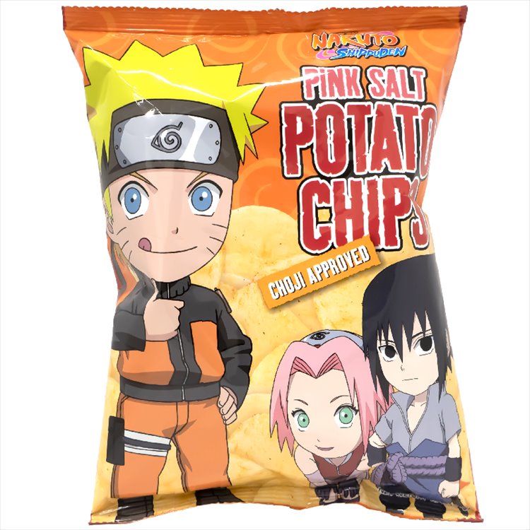 Naruto Shippuden - Pink Salt Potato Chips - Click Image to Close