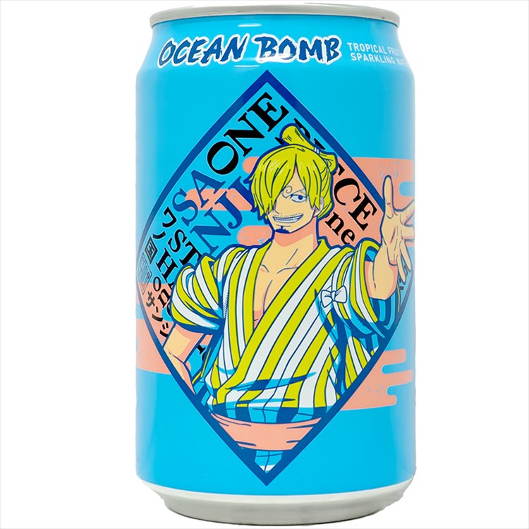 Ocean Bomb - One Piece Tropical Fruit Flavor Soda - Click Image to Close