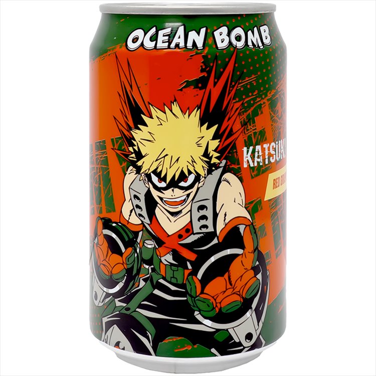 Ocean Bomb - My Hero Academia Sparkling Water Red Grape Flavor - Click Image to Close