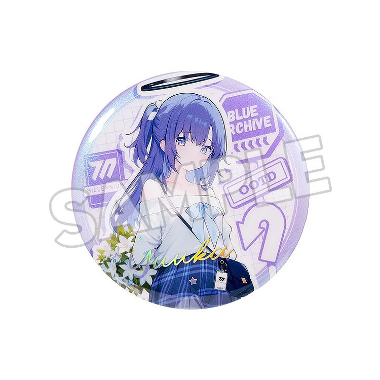 Blue Archive - Holiday Saunter Series 75mm Badge Yuuka