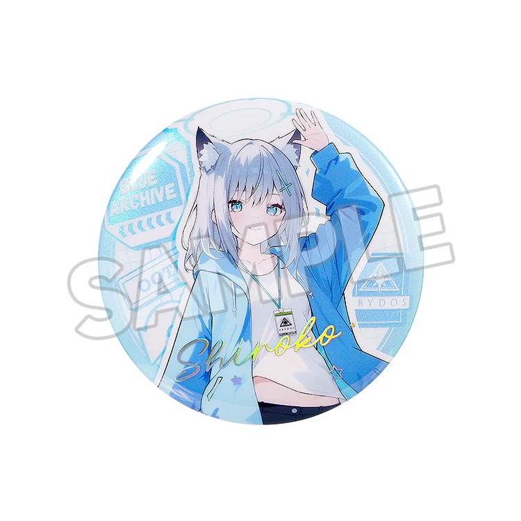 Blue Archive - Holiday Saunter Series 75mm Badge Shiroko