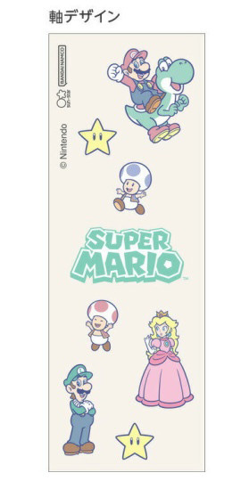 Super Mario - Ballpoint Pen Characters Pink and Green