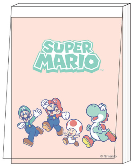 Super Mario - Mini Notepad Characters Pink