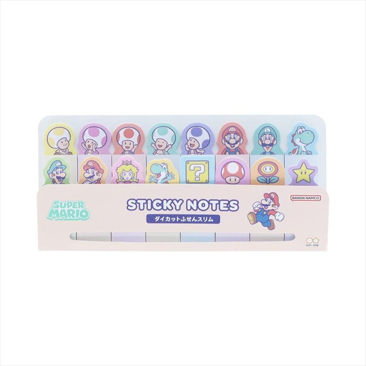 Super Mario - Allies Die-Cut Sticky Notes Slim
