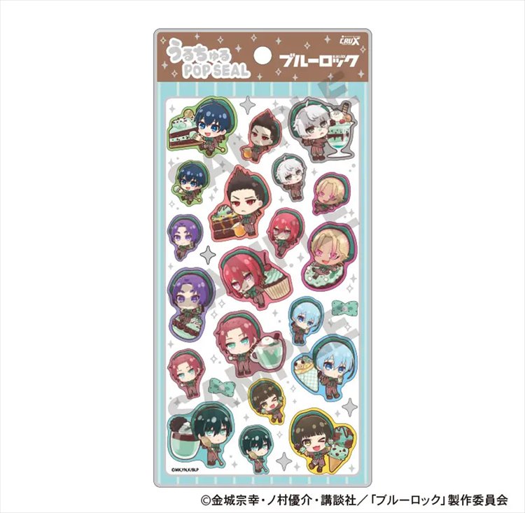 Blue Lock - Uruchuru POPSEAL Chibi Character Choco Mint Stickers