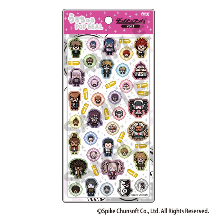 Danganronpa - Uruchuru Pop Seal Stickers Danganronpa - Uruchuru Pop Seal Stickers