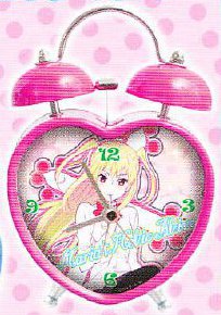 Maria Holic Alive - Mariya Pink Heart Clock - Click Image to Close