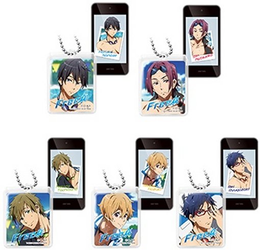 Free! - AR Gacha Character Keychains Set of 5 - Click Image to Close