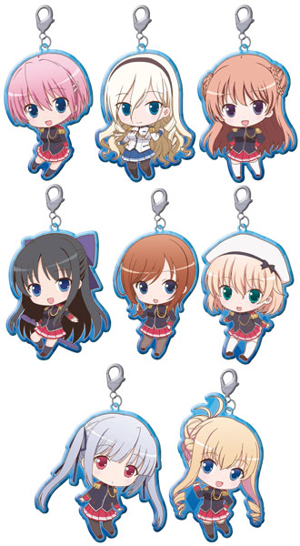 Walkure Romanze - Character Trading Metal Charm Straps Set of 8 - Click Image to Close