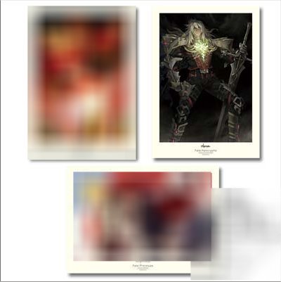 Fate- Art Poster B Saber Fest Prize E - Click Image to Close