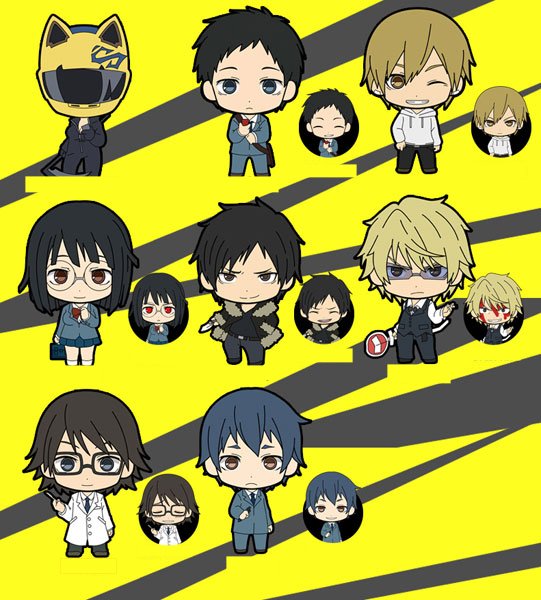 Durarara x2 - Picktam Trading Rubber Straps - Single BLIND BOX - Click Image to Close