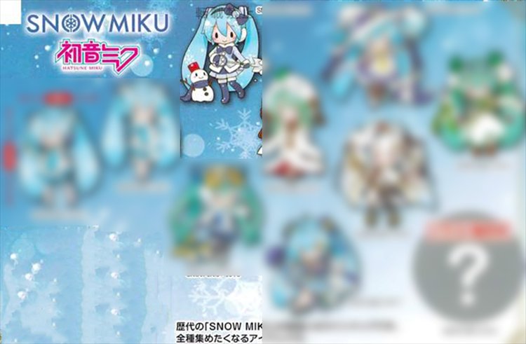 Vocaloid - Snow Miku 2012 Acrylic Keychain