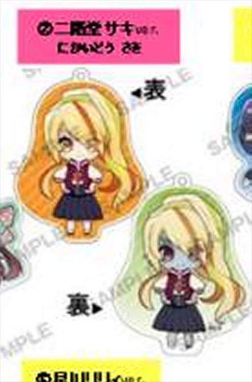 Zombie Land Saga - Saki Nikaido Double Faced Acrylic Keychain - Click Image to Close