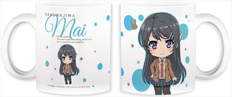 Rascal Does Not Dream of Bunny Girl Senpai - Mai Sakurajima 1 Mug - Click Image to Close