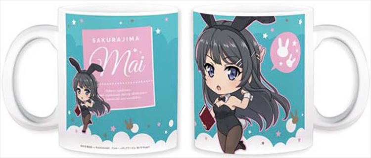 Rascal Does Not Dream of Bunny Girl Senpai - Mai Sakurajima 2 Mug Cup - Click Image to Close