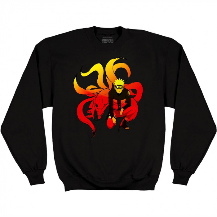 Naruto Shippuden - Naruto and Nine Tails Fleece Sweatshirt XL