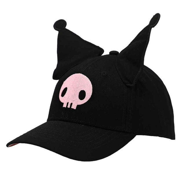 Sanrio - Kuromi 3D Cosplay Embroidered Hat - Click Image to Close