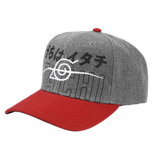 Naruto - Itachi Anti Leaf Village Pre-curved Bill Snapback Caps