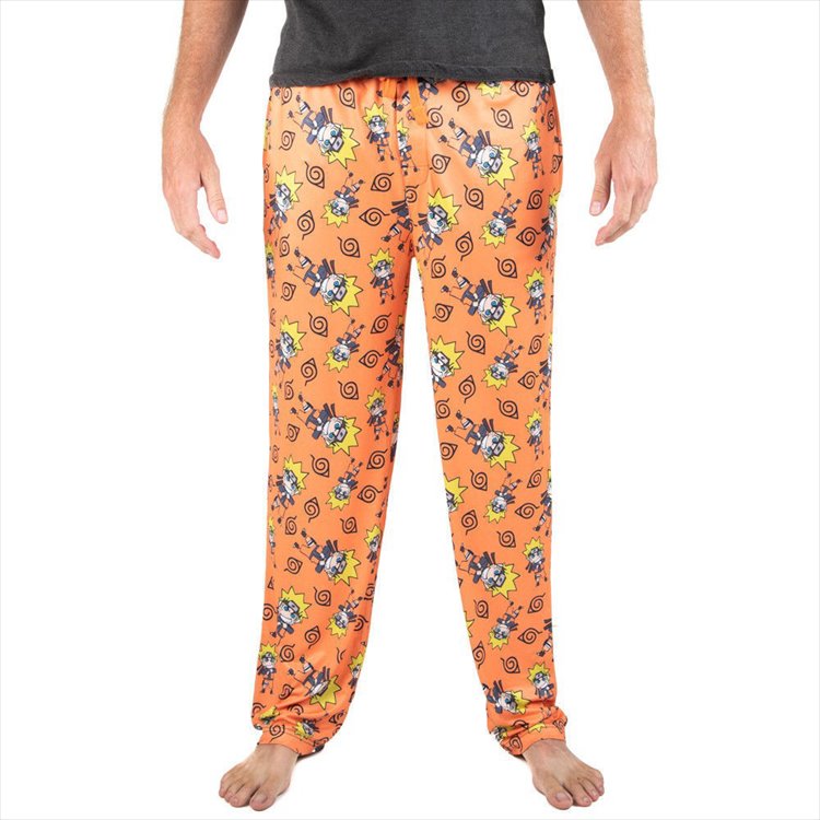 Naruto - AOP Unisex Sleep Pants M - Click Image to Close