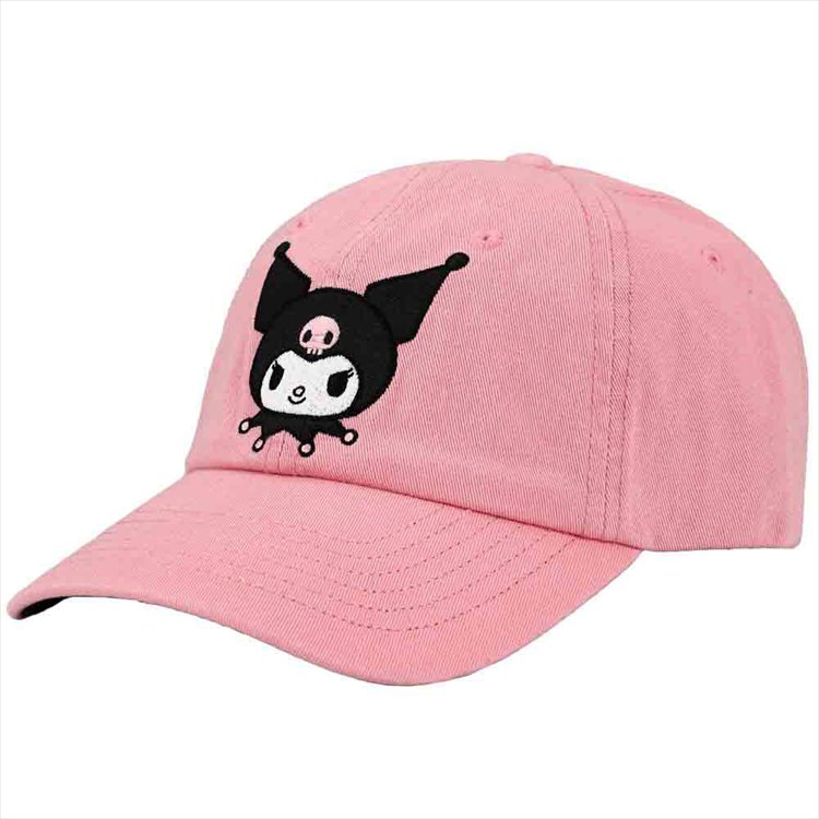 Sanrio - Kuromi Embroidered Bill Hat Caps - Click Image to Close