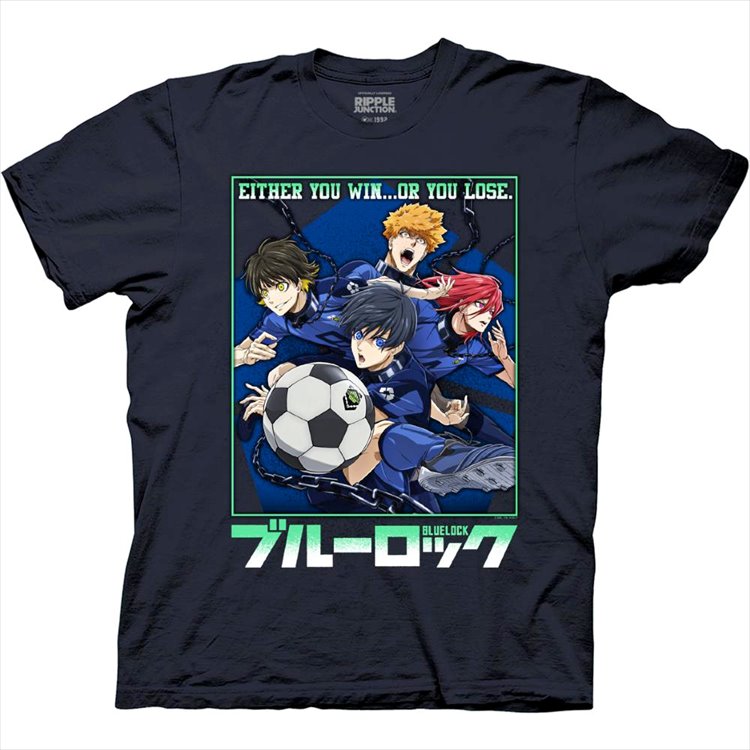 Blue Lock - Key Art Main Players T-Shirt M - Click Image to Close