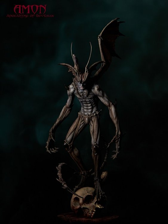 Apocalypse of Devilman - 1/6 Amon Polystone Figure - Click Image to Close