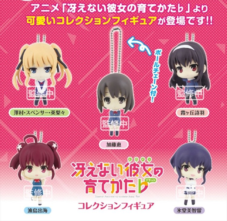 Saekano How to Raise a Boring Girlfriend - Collection Figure Keychain Set of 5 - Click Image to Close