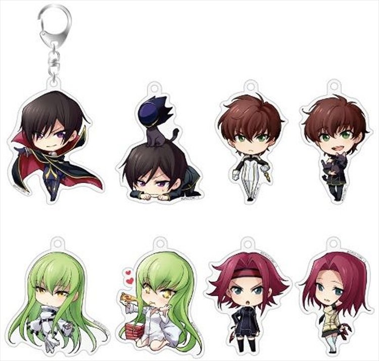 Code Geass - Chara Form acrylic keychain collection vol. 1 Single BLIND BOX