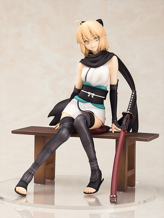 Fate Grand Order - 1/8 Saber Souji Okita Resting Swordsman PVC Figure - Click Image to Close