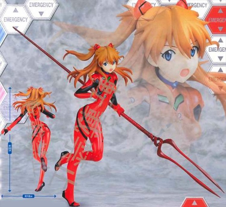 Rebuild of Evangelion - Asuka Langley Sohryu with Spear Ver. Sega Prize Figure - Click Image to Close