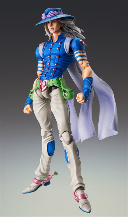 Jojos Bizarre Adventure Part VII Steel Ball Run - Gyro Zeppeli Ver. 2 Super Action Statue - Click Image to Close