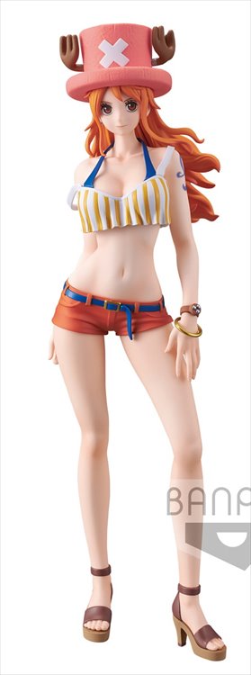 One Piece - Nami wearing Chopper hat prize figure - Click Image to Close