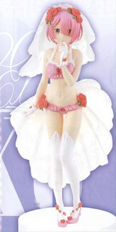 Re:Zero Starting Life in Another World - Ram Wedding Bikini Ver. Prize Figure - Click Image to Close