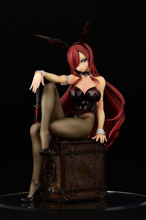 Fairy Tail - 1/6 Erza Scarlet Bunny Girl Style ver. PVC Figure - Click Image to Close