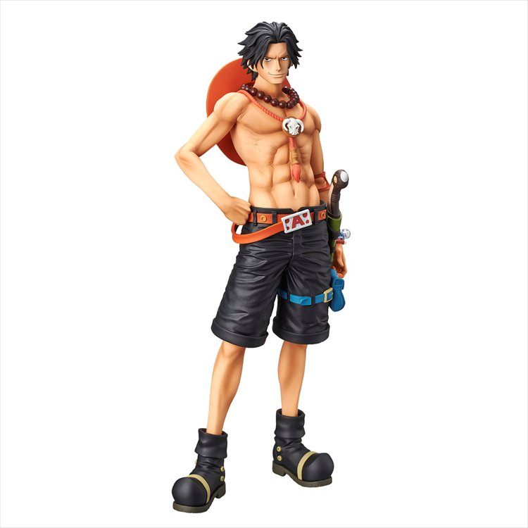 One Piece - Portgas D Ace The Grandline Men Ver. Grandista Prize Figure - Click Image to Close