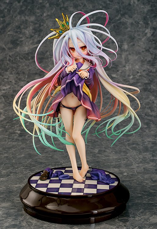 No Game No Life - 1/7 Shiro Tuck up ver. PVC Figure - Click Image to Close