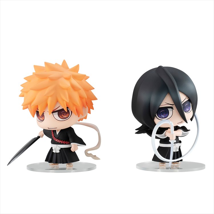 Bleach- CHIMIMEGA Buddy Series ICHIGO & RUKIA SET PVC Figure - Click Image to Close