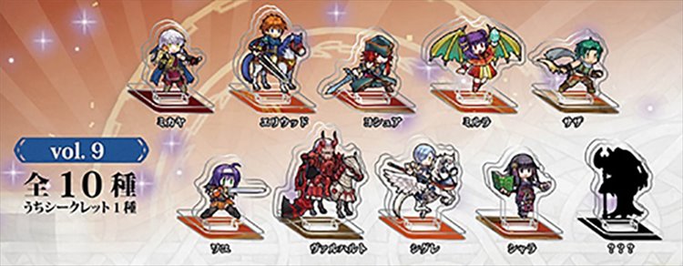 Fire Emblem Heroes - Mini Acrylic Figure collection Vol.9 Single BLIND BOX - Click Image to Close