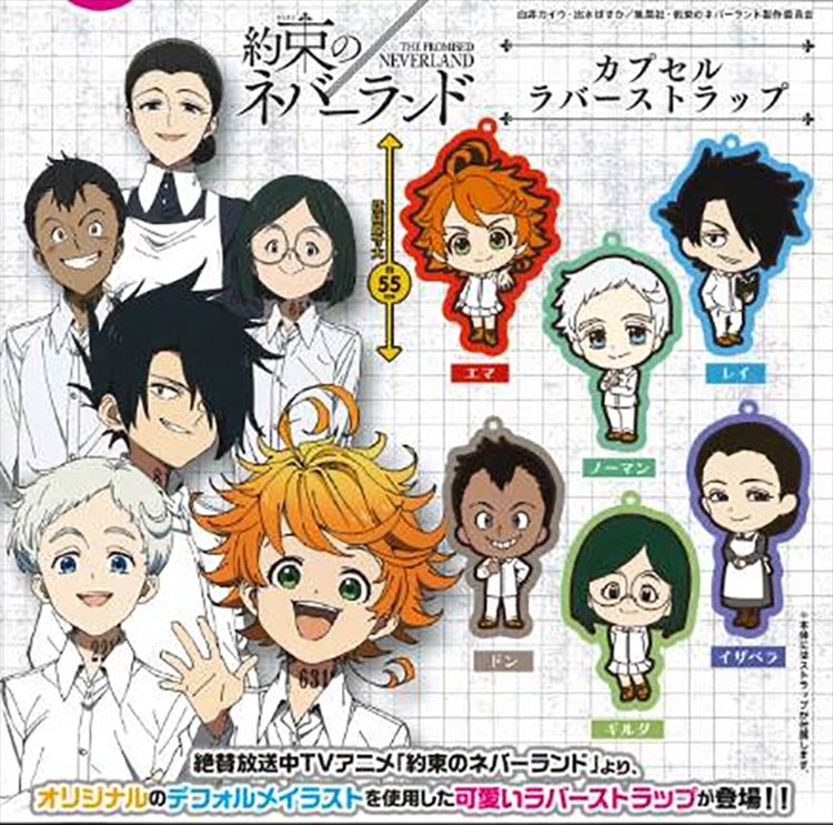The Promised Neverland - Rubber Strap Set of 6