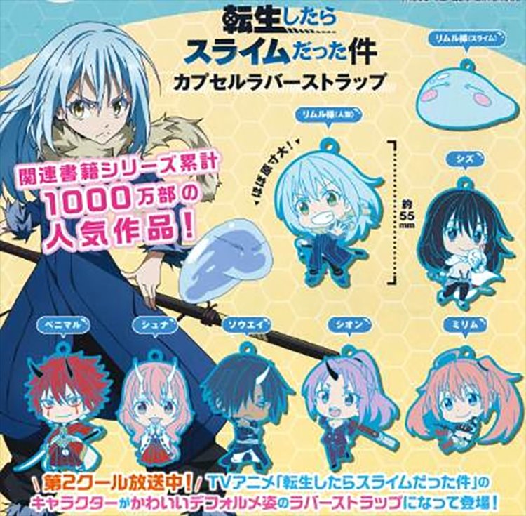 That Day I Was Reincarnated As A Slime - Rubber Strap Set of 8 - Click Image to Close