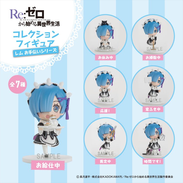 Re:Zero Starting Life In Another World- Rem Mini Figure Single BLIND BOX - Click Image to Close